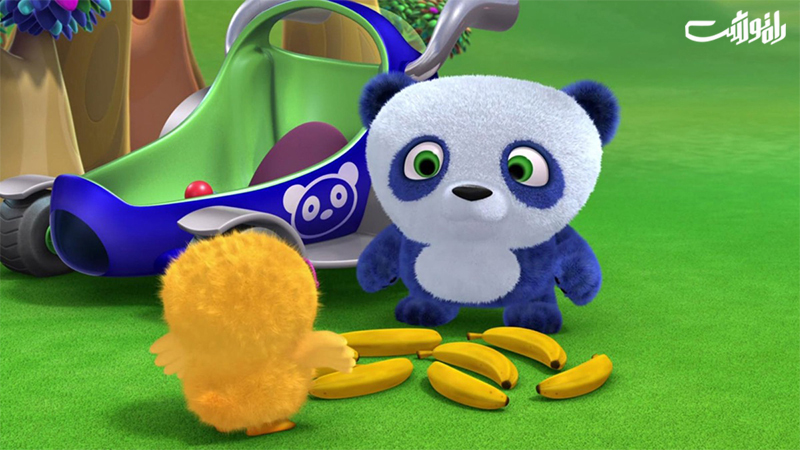 پاندا و جیک جیک در انیمیشن گردش های سه کوچولو