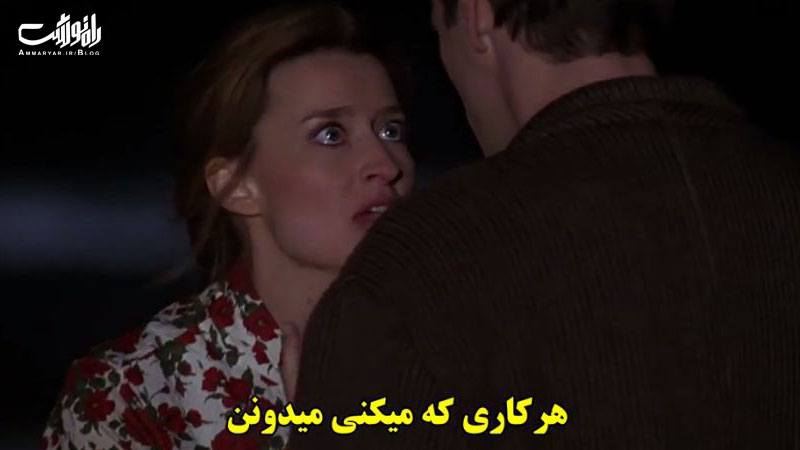 صحنه اعتراف سیلویا به ترومن در فیلم نمایش ترومن